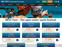 Tablet Screenshot of bestopenwater.com